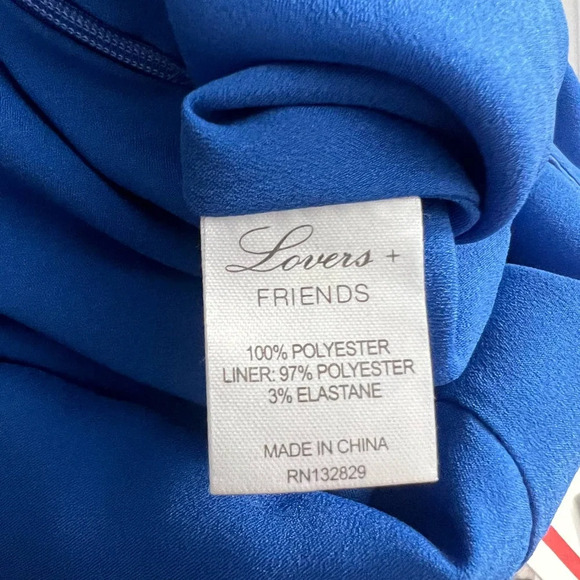 Lovers + Friends Sapphire Romper Riviera Floral Print‎ Blue Size XS - Picture 12 of 12